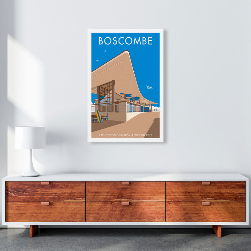 Boscombe Framed Digital Art Print by Stephen Millership A1 Canvas