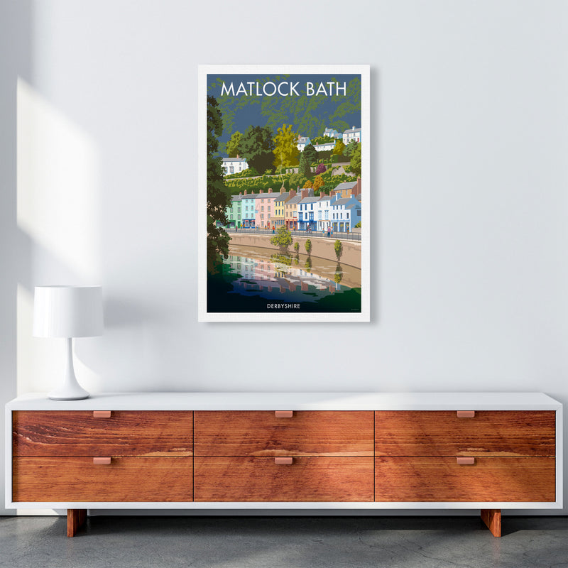 Matlock Bath Art Print by Stephen Millership A1 Canvas
