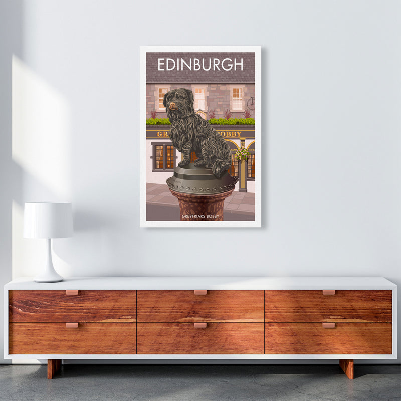 Edinburgh Art Print by Stephen Millership A1 Canvas