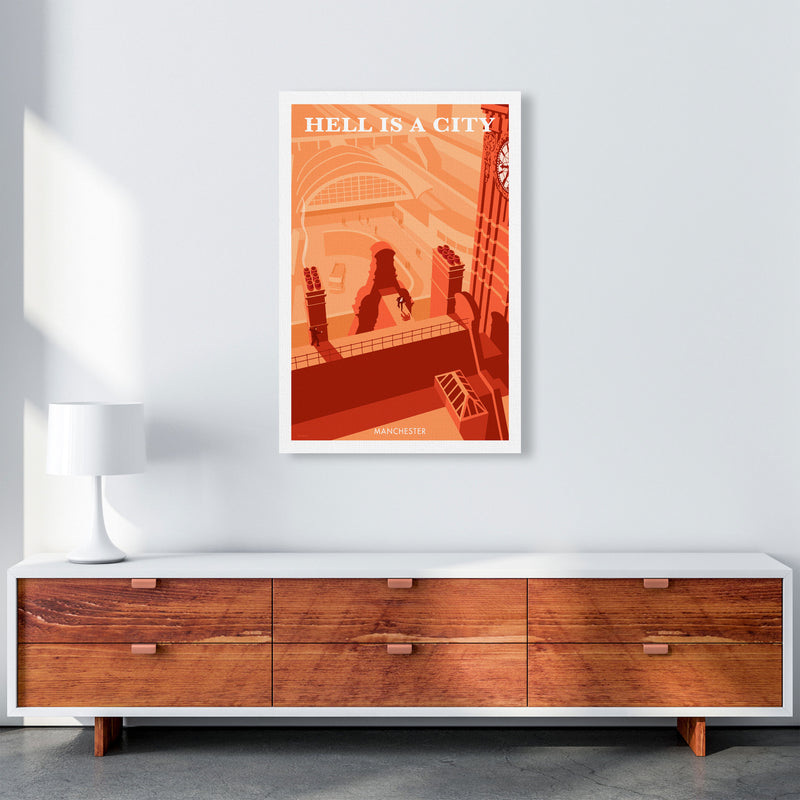 Manchester Art Print by Stephen Millership A1 Canvas