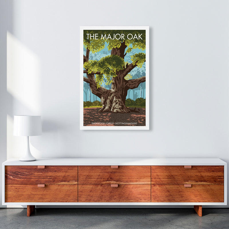 The Major Oak Art Print by Stephen Millership A1 Canvas
