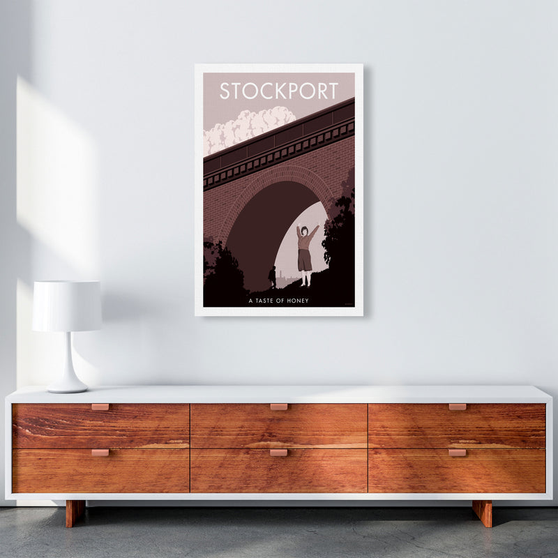 Stockport Art Print by Stephen Millership A1 Canvas