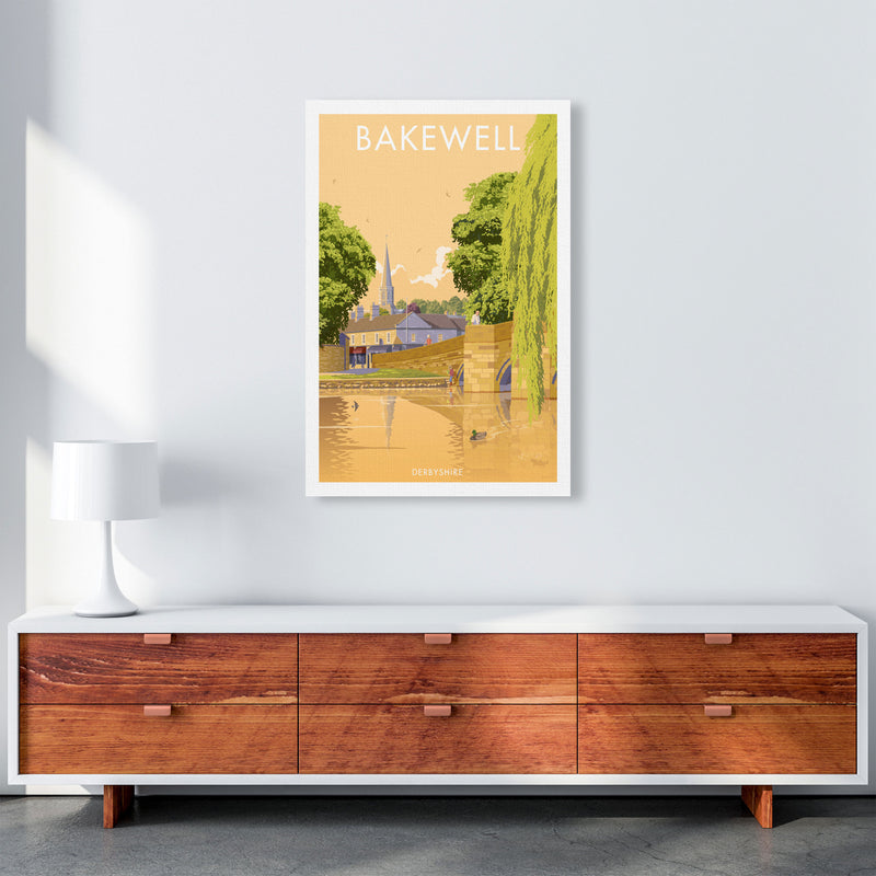 Bakewell Derbyshire Travel Art Print by Stephen Millership A1 Canvas