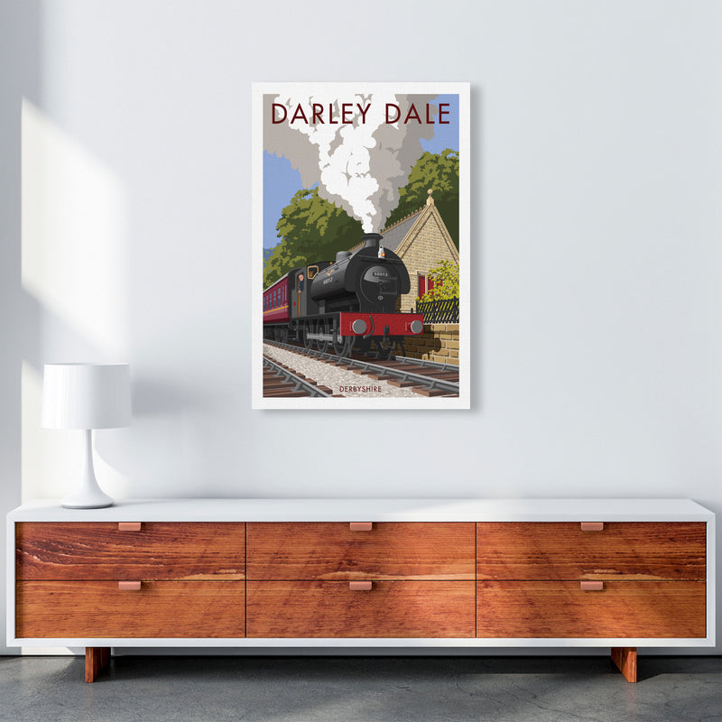 Darley Dale Derbyshire Travel Art Print by Stephen Millership A1 Canvas