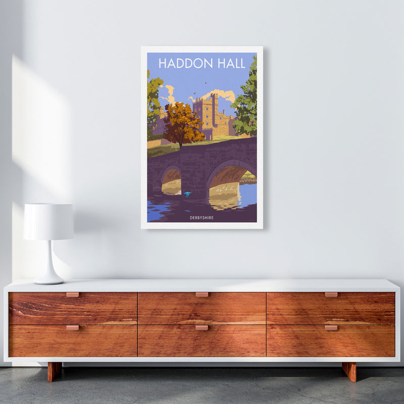 Haddon Hall Derbyshire Travel Art Print by Stephen Millership A1 Canvas
