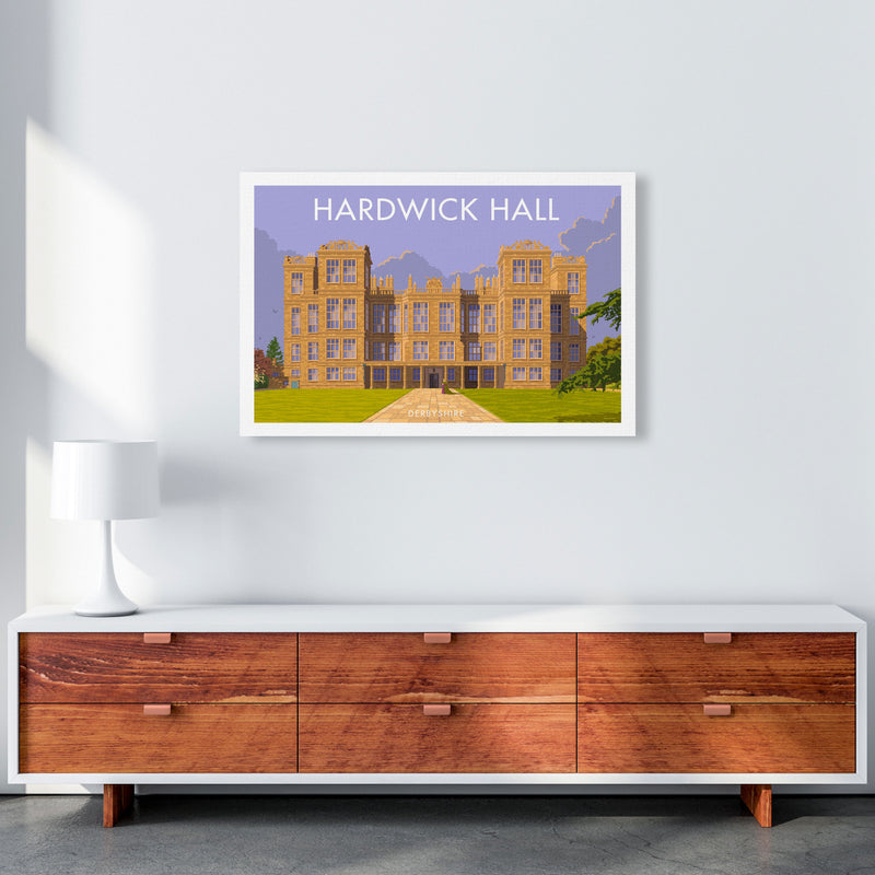 Derbyshire Hardwick Hall Art Print by Stephen Millership A1 Canvas