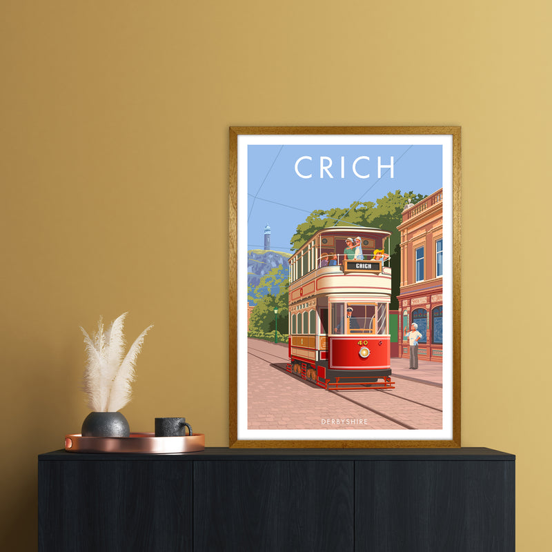 Derbyshire Crich Art Print by Stephen Millership A1 Print Only