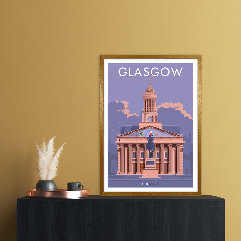 Glasgow Coneheid Art Print by Stephen Millership A1 Print Only