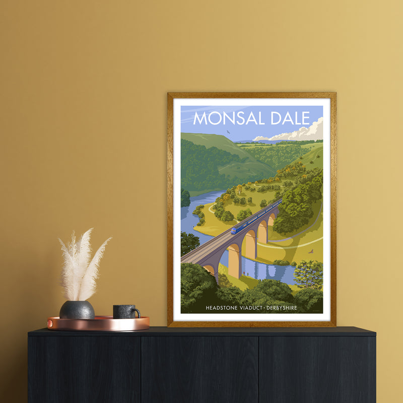 Derbyshire Monsal Dale 2 Art Print by Stephen Millership A1 Print Only
