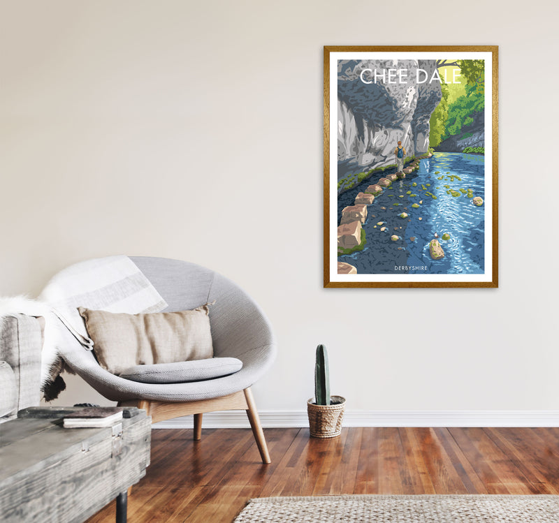 Chee Dale Art Print by Stephen Millership, Framed Wall Art A1 Print Only