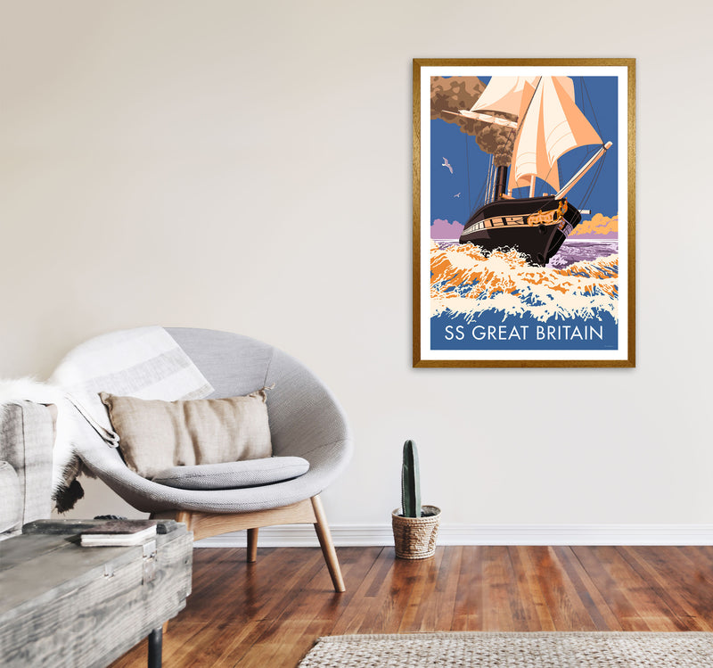 SS Great Britain Art Print by Stephen Millership A1 Print Only