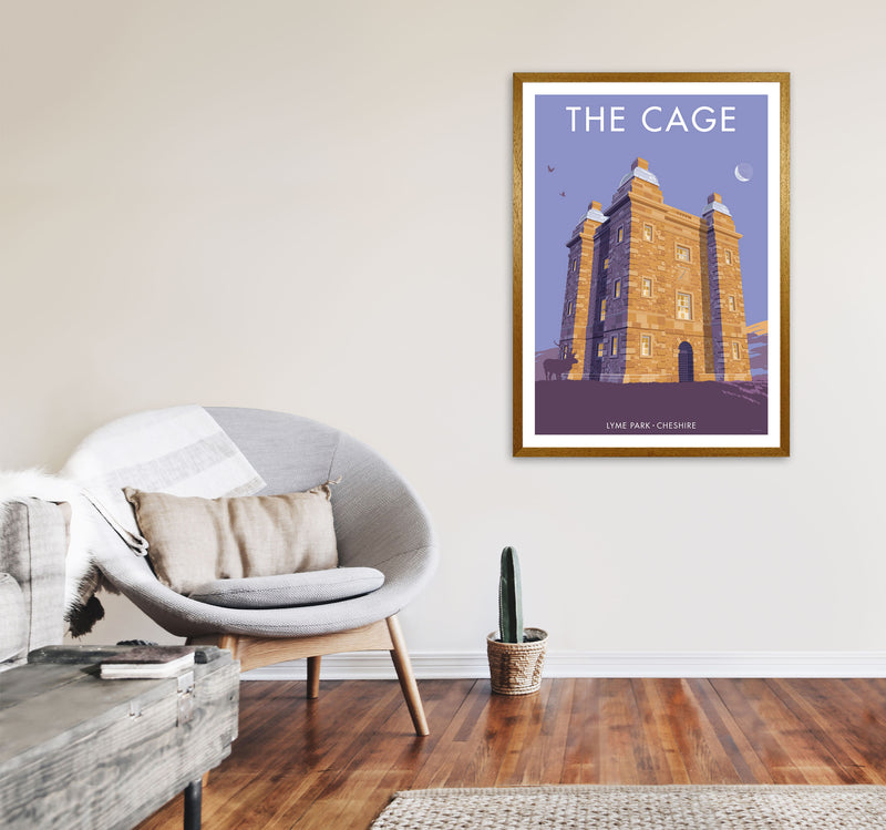 The Cage Art Print by Stephen Millership A1 Print Only