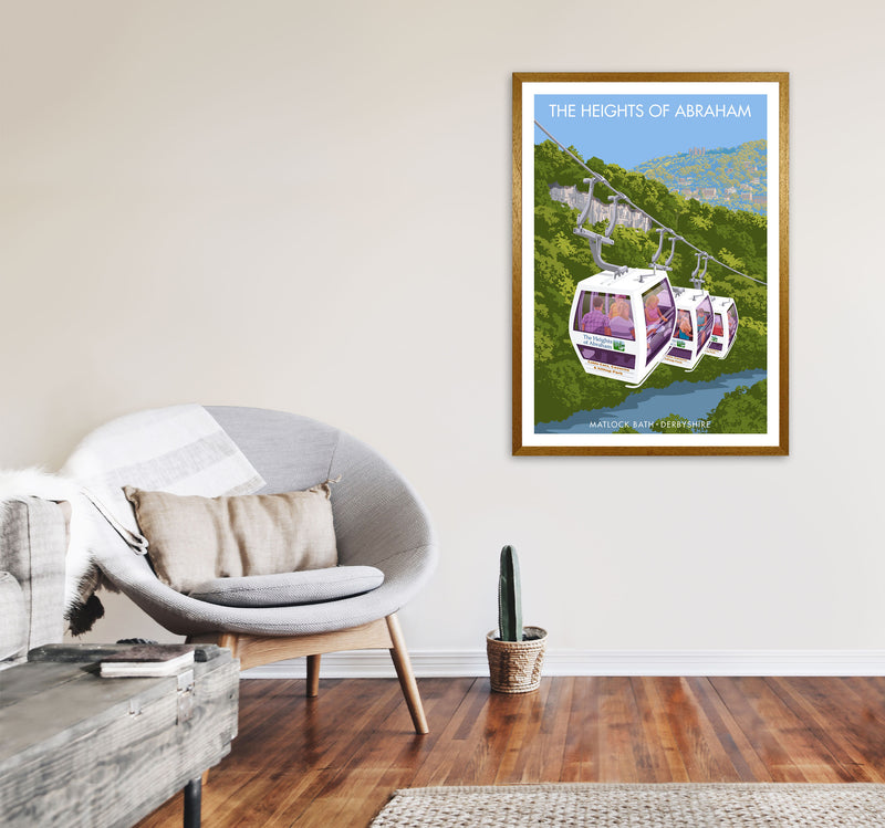 The Heights Of Abraham Art Print by Stephen Millership A1 Print Only