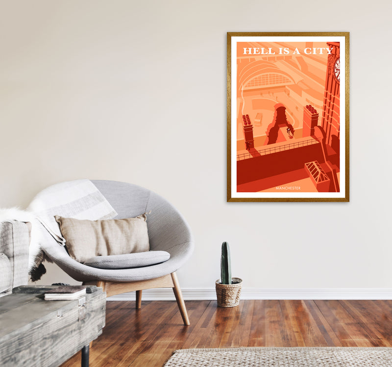 Manchester Art Print by Stephen Millership A1 Print Only