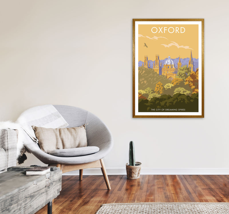 Oxford Travel Art Print by Stephen Millership A1 Print Only
