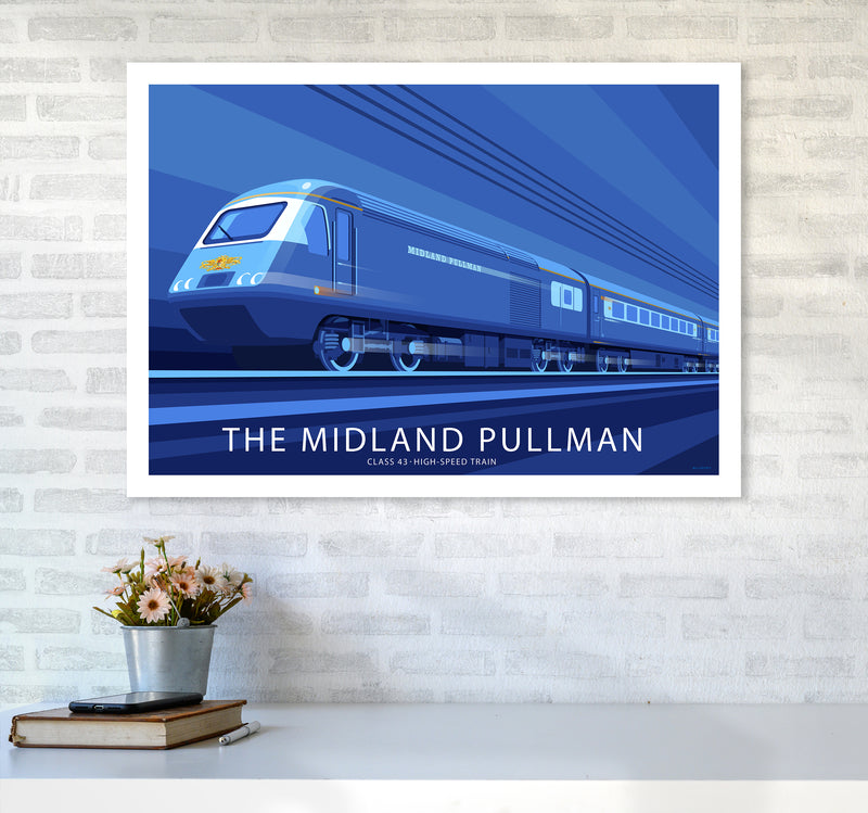 Hst Pulman Travel Art Print By Stephen Millership A1 Black Frame