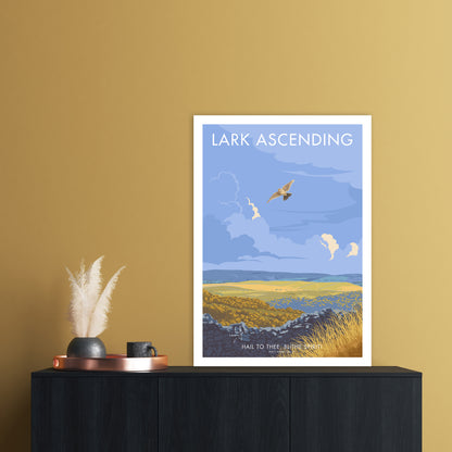 Lark Art Print by Stephen Millership A1 Black Frame