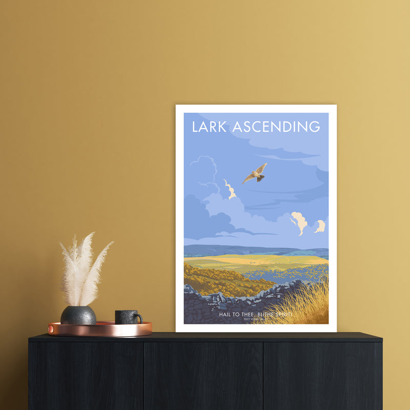 Lark Art Print by Stephen Millership A1 Black Frame