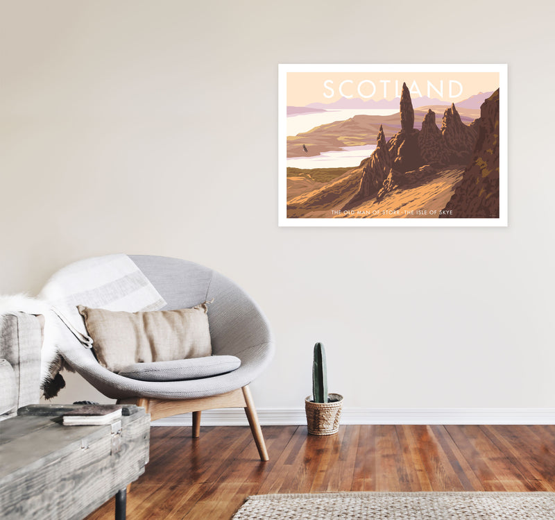 Scotland by Stephen Millership A1 Black Frame