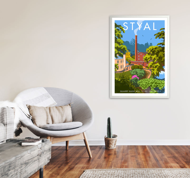 Styal by Stephen Millership A1 Oak Frame