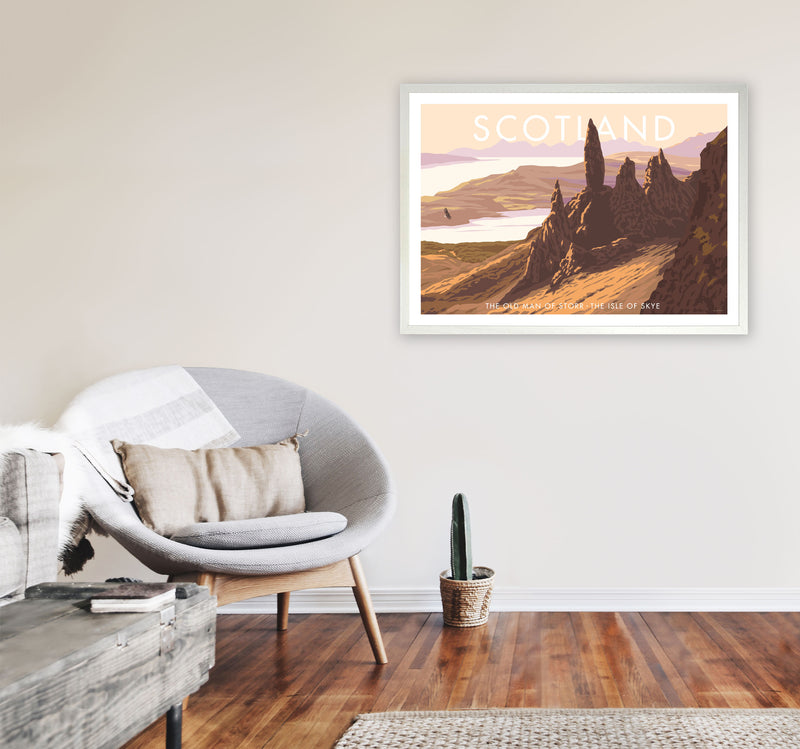 Scotland by Stephen Millership A1 Oak Frame