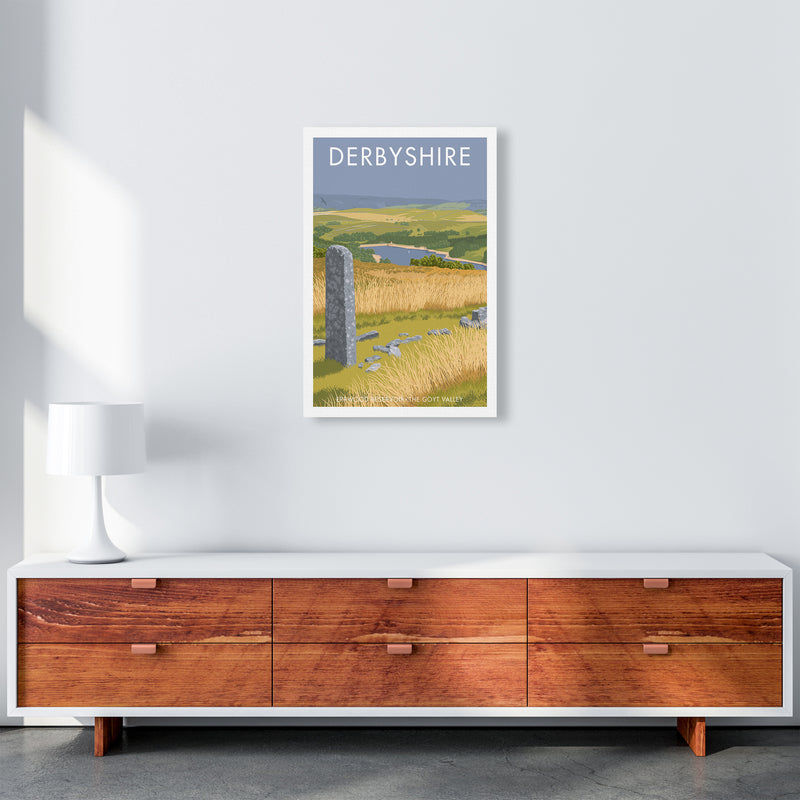 Derbyshire Errwood Travel Art Print By Stephen Millership A2 Canvas