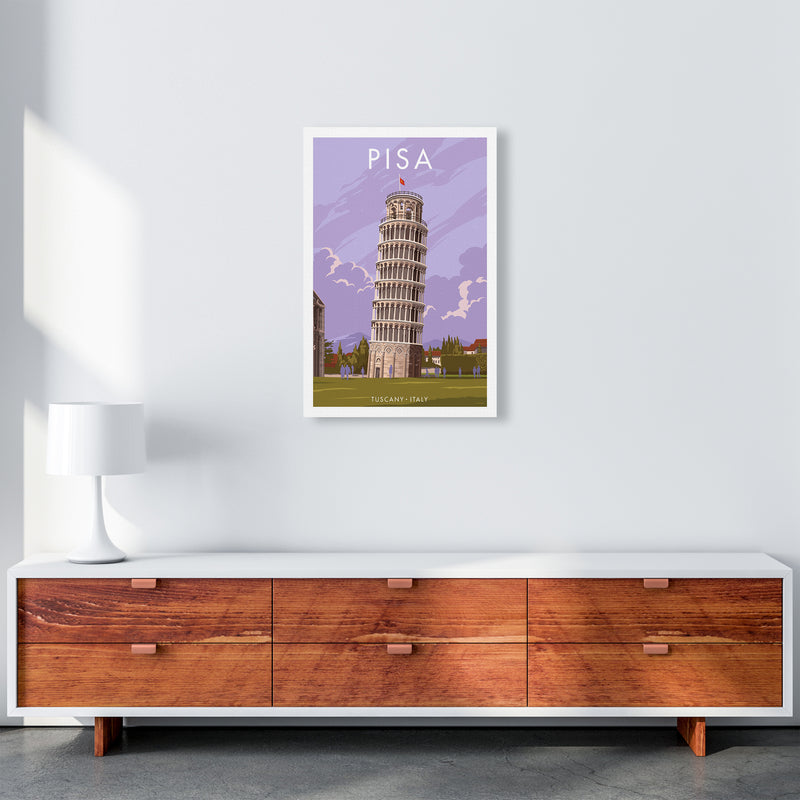 Pisa Travel Art Print By Stephen Millership A2 Canvas