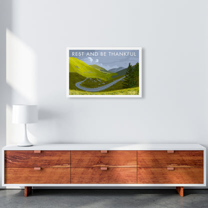 Scotland Rest And Be Thankful Art Print by Stephen Millership A2 Canvas
