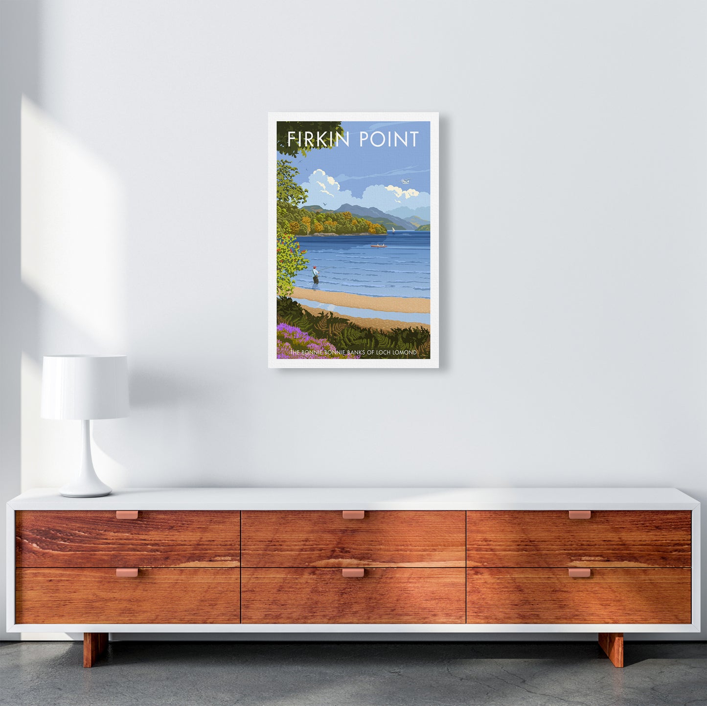 Firkin Point Art Print by Stephen Millership A2 Canvas