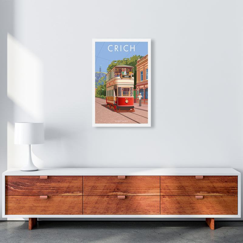 Derbyshire Crich Art Print by Stephen Millership A2 Canvas