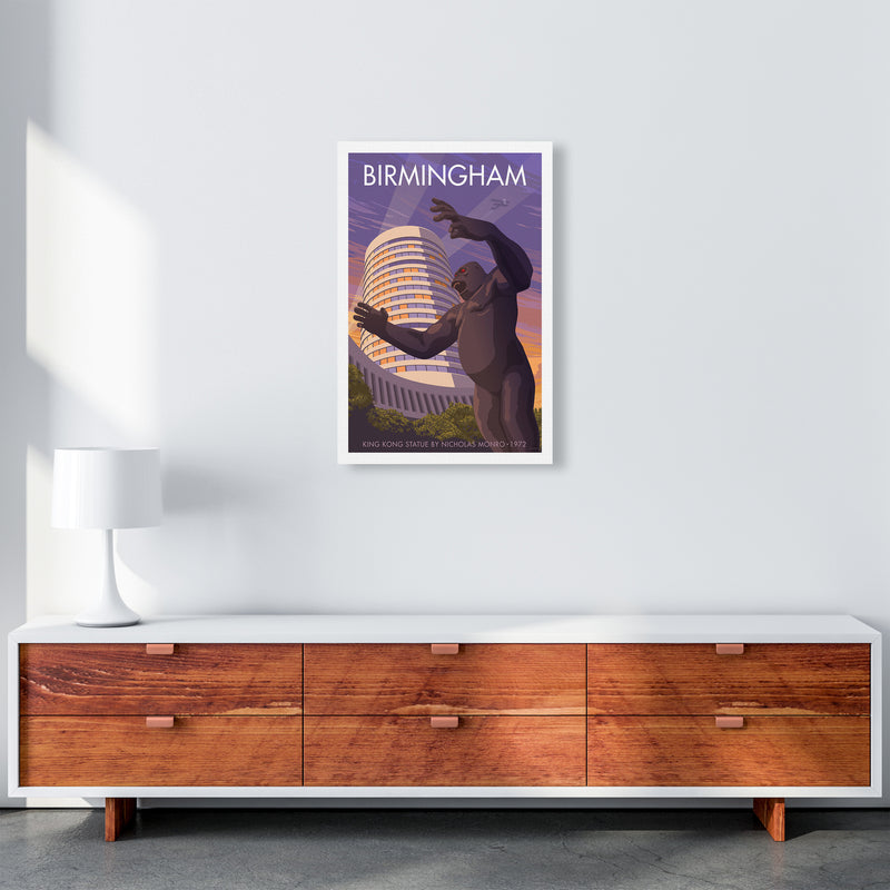 Birmingham King Kong Art Print by Stephen Millership A2 Canvas