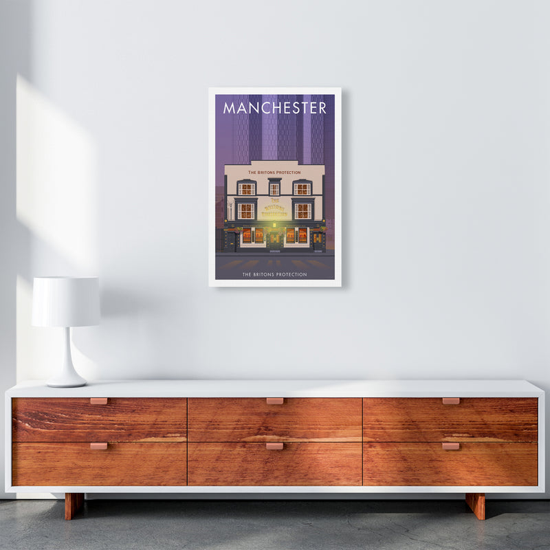 Manchester Britons Protection Art Print by Stephen Millership 40x50 Travel Canvas