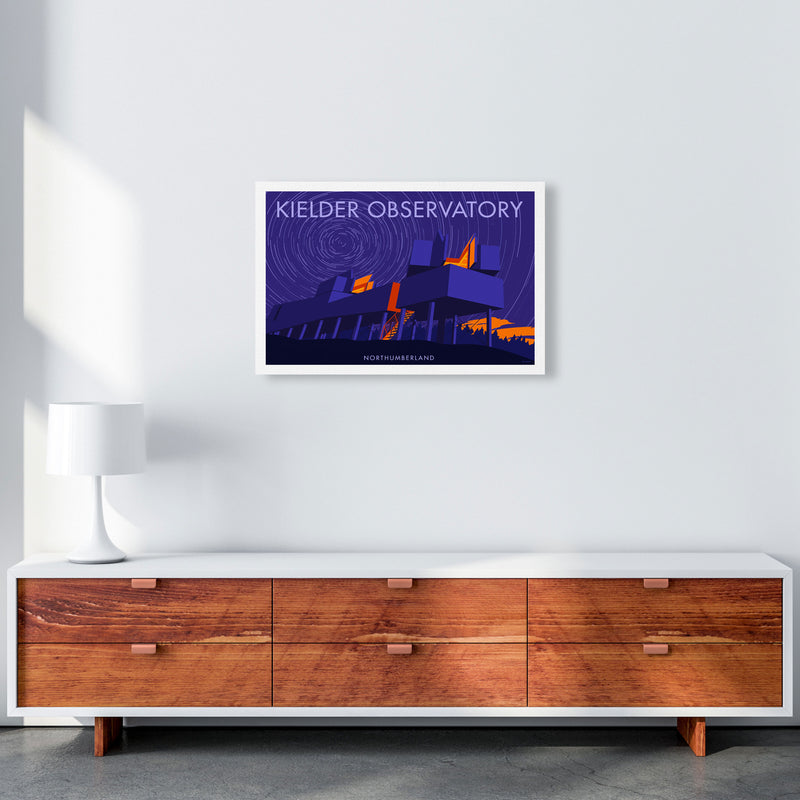 Kielder Observatory by Stephen Millership A2 Canvas