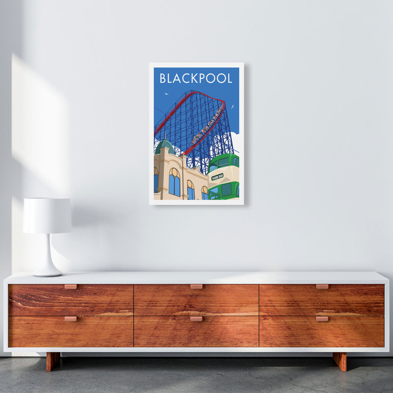 Blackpool by Stephen Millership A2 Canvas