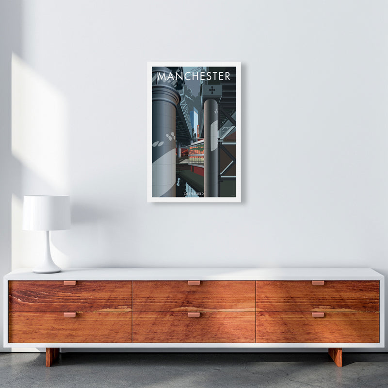 Manchester by Stephen Millership A2 Canvas