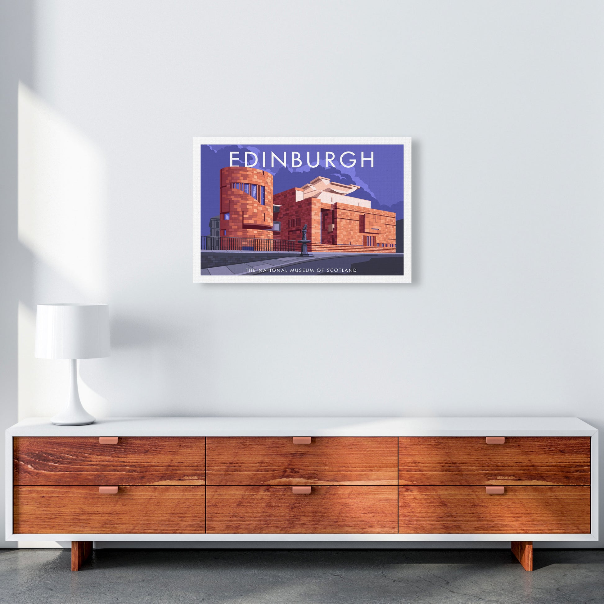Edinburgh by Stephen Millership A2 Canvas