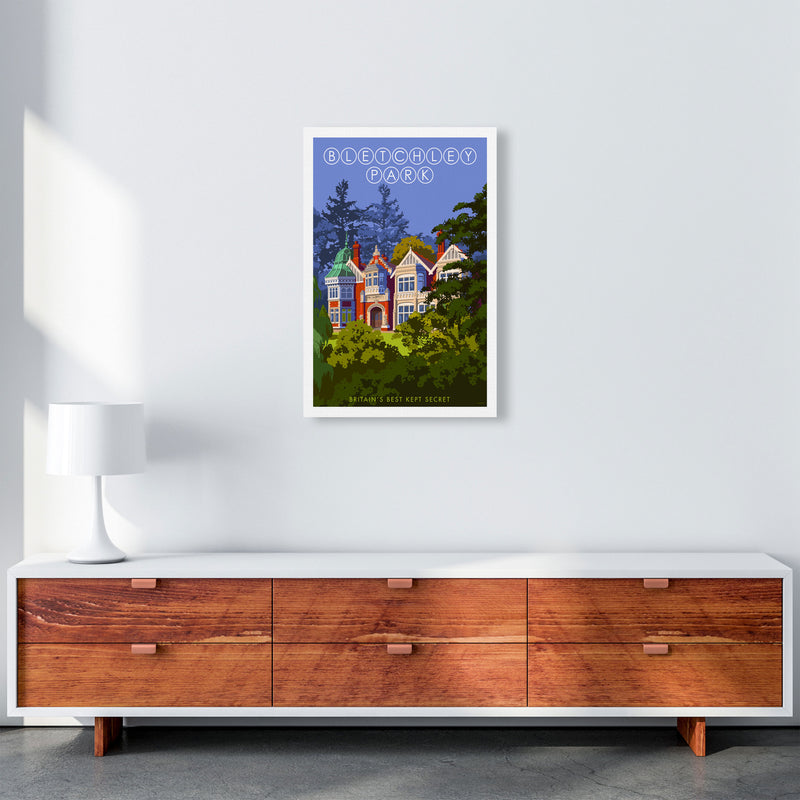 Bletchley Park Art Print by Stephen Millership A2 Canvas