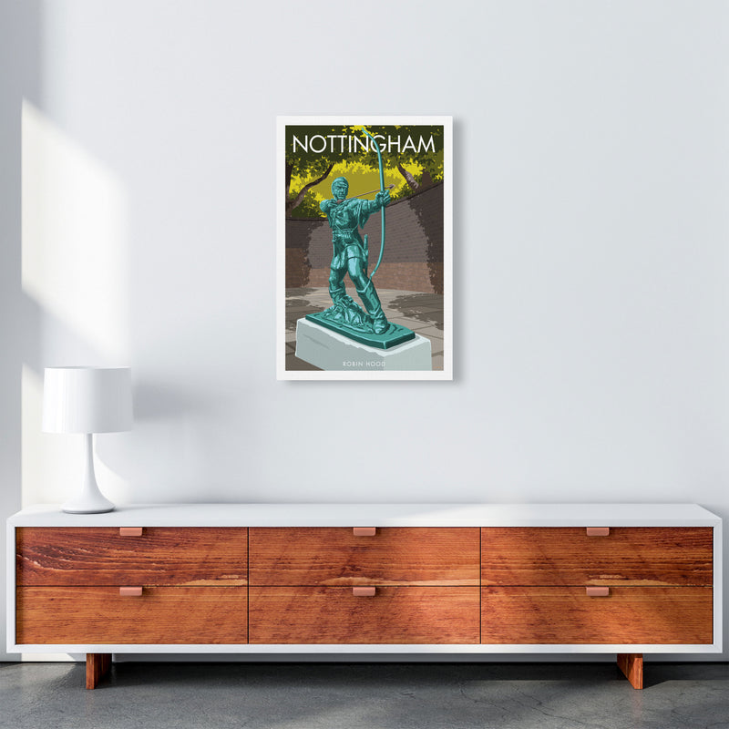 Nottingham Art Print by Stephen Millership A2 Canvas