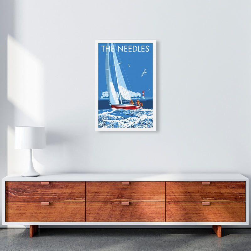 The Needles Art Print by Stephen Millership A2 Canvas