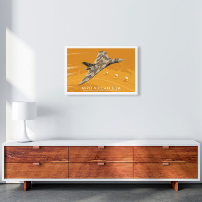 Avro Vulcan B.2A Art Print by Stephen Millership, Framed Transport Print A2 Canvas