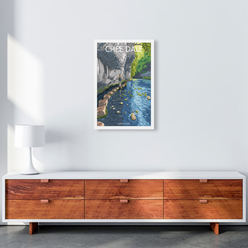 Chee Dale Art Print by Stephen Millership, Framed Wall Art A2 Canvas