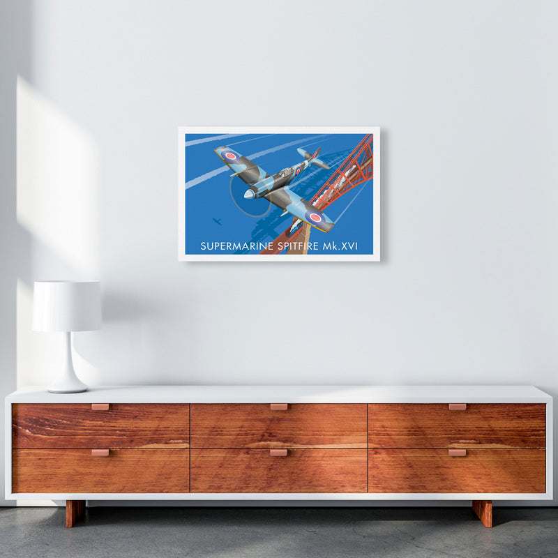 Spitfire XVI by Stephen Millership A2 Canvas