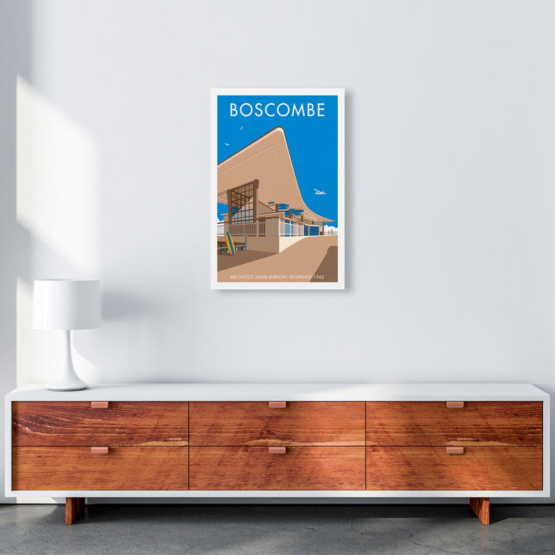Boscombe Framed Digital Art Print by Stephen Millership A2 Canvas