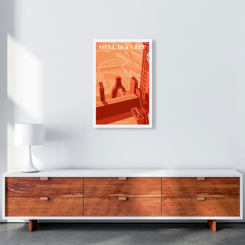 Manchester Art Print by Stephen Millership A2 Canvas