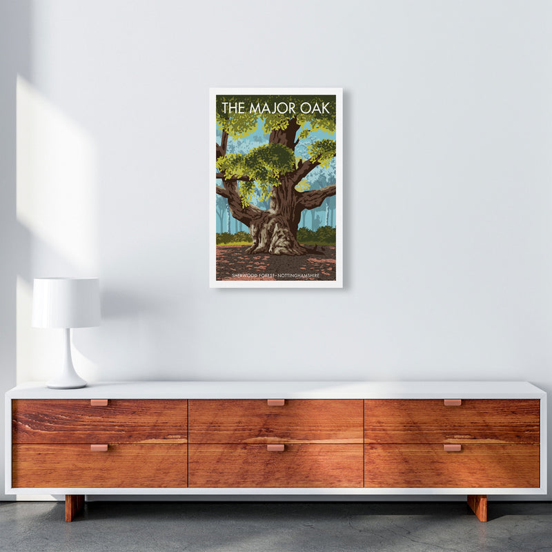 The Major Oak Art Print by Stephen Millership A2 Canvas
