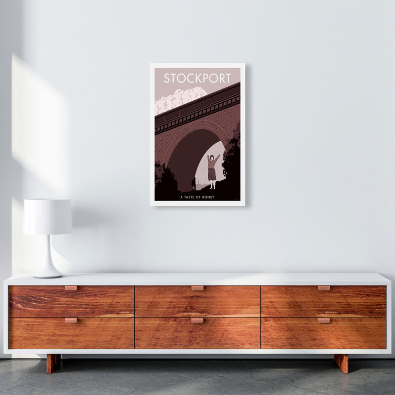 Stockport Art Print by Stephen Millership A2 Canvas