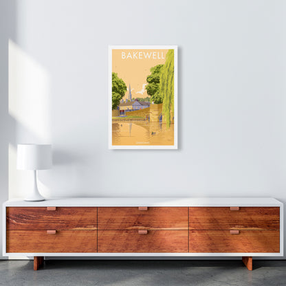 Bakewell Derbyshire Travel Art Print by Stephen Millership A2 Canvas