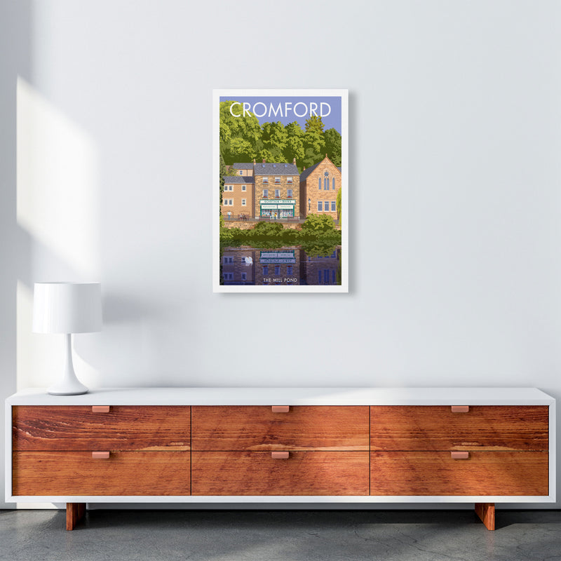 Cromford Derbyshire Travel Art Print by Stephen Millership A2 Canvas