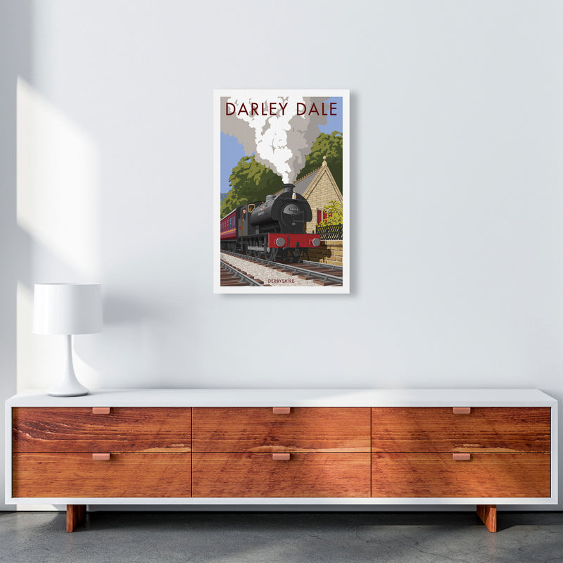 Darley Dale Derbyshire Travel Art Print by Stephen Millership A2 Canvas