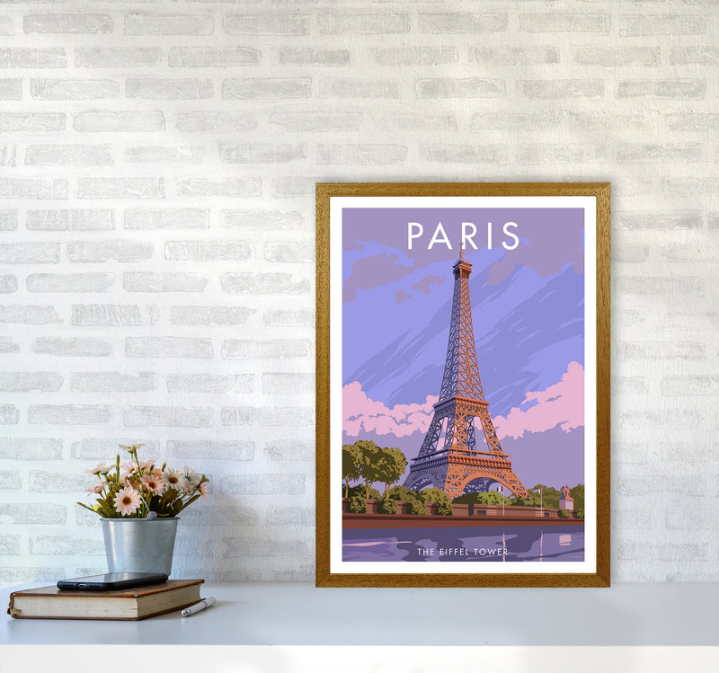 Paris Travel Art Print By Stephen Millership A2 Print Only